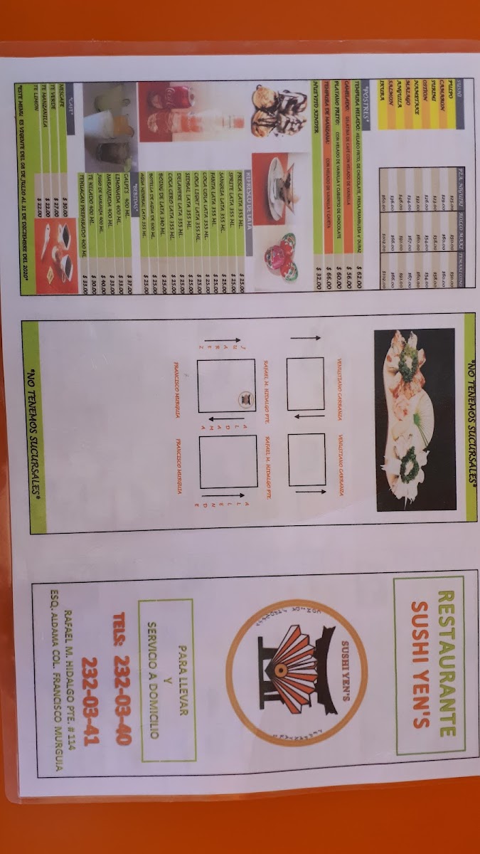 SUSHI YENS Menu - Image 5
